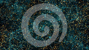 Abstract Plexus Background With Connected Dots And Lines - Network Concept