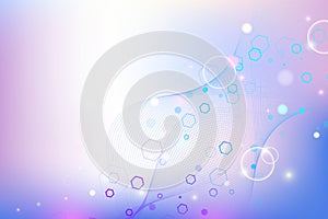 Abstract plexus background with connected lines and dots. Wave flow. Plexus geometric effect Big data with compounds