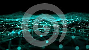Abstract Plexus Background - Network Connectivity Concept