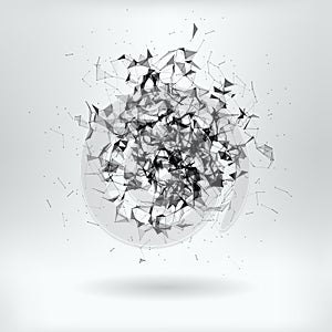 Abstract Plexus vector illustration