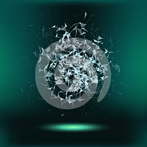 Abstract Plexus vector illustration