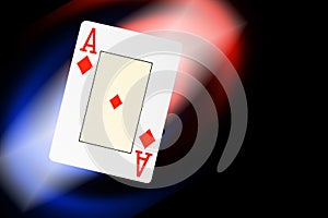 Abstract poker cards background