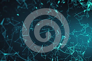 Abstract polygonal backdrop