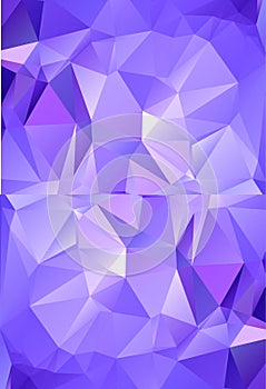 Abstract polygonal background. Futuristic style. Geometric colorful triangle texture. Mosaical surface