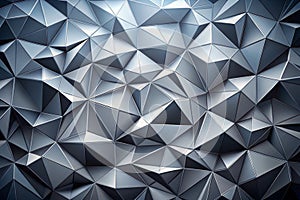 Abstract Polygonal Geometric background graphite color 3d photo