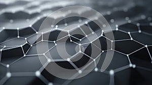 Abstract Network Mesh, Connection, Data Structure Background