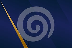 Abstract polygonal pattern luxury dark blue with gold