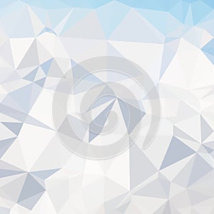 Abstract polygonal sky triangle background. Vector Polygon which consist of triangles.