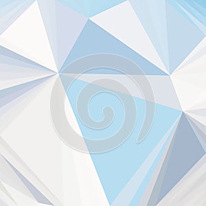 Abstract polygonal sky triangle background. Vector Polygon which consist of triangles.