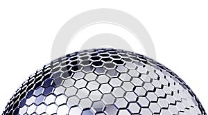 Abstract Polygonal Sphere Background