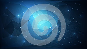 Abstract Polygonal Technology Background