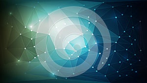 Abstract Polygonal Technology Background