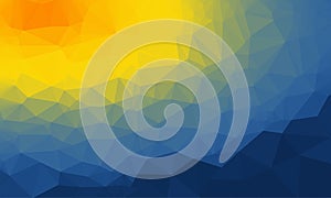 Abstract polygonal triangle background. Vector Polygon which consist of triangles.