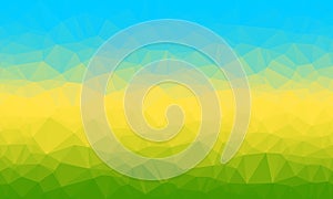 Abstract polygonal triangle background. Vector Polygon which consist of triangles.