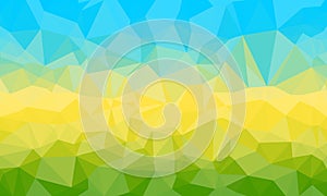Abstract polygonal triangle background. Vector Polygon which consist of triangles.