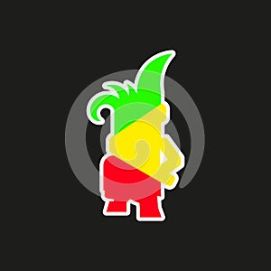 Abstract portrait of Man