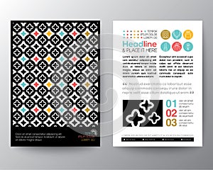 Abstract Poster Brochure Flyer design Layout vector template