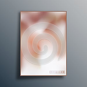 Abstract poster design with colorful gradient texture for wallpaper, flyer, poster, brochure cover, typography or other