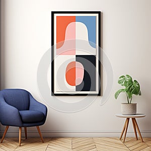 Abstract Poster In The Style Of Stephen Ormandy photo