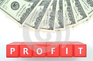 Abstract profit background