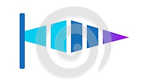 Abstract Progress Bar or Loading Indicator Vector, vector design Generative AI