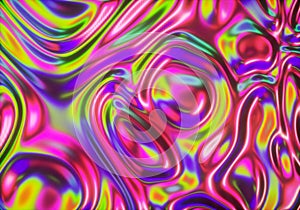 abstract psychedelic 3d render background