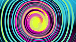 Abstract psychedelic colorful multicolored background with swirling lines. Hypnotizing mesmerizing circular gradient