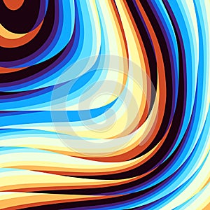 Abstract psychedelic vector background.