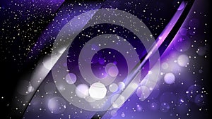 Abstract Purple and Black Blur Lights Background Image