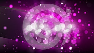 Abstract Purple and Black Bokeh Defocused Lights Background