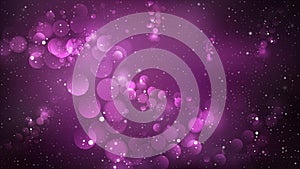 Abstract Purple and Black Bokeh Defocused Lights Background Illustration