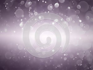 Abstract purple bokeh lights with soft light background. Blur wall