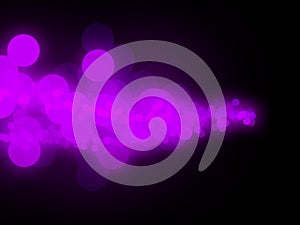 Abstract purple circles