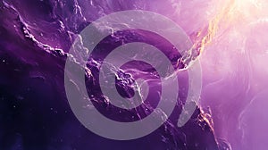 Abstract purple cloudscape a dramatic and vibrant nature background