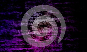 Abstract purple color mixture multi colors effects brick wall texture Background.