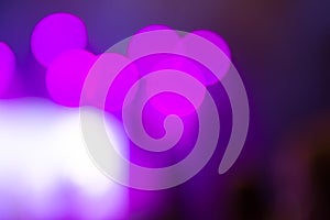 Abstract purple concert lights bokeh