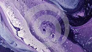 abstract purple fluid acrylic painting