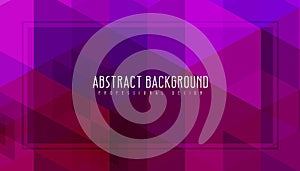 Abstract purple geometric background. Amazing vector illustration. It will be used for brochure, flyers, poster etc.