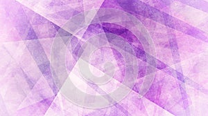 Abstract purple geometric background with triangle shapes and striped lines in random pattern