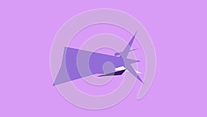 Abstract purple geometric pattern background with random object