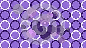 Abstract purple geometric pattern background with random object