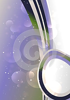 Abstract Purple and Green Background Template