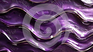 Abstract Purple Liquid Wave Texture Background