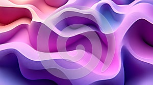 Abstract Purple Pink Wave Form Gradient Background