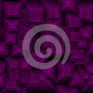 Abstract purple pyramid and square optical Illusion teaser psychedelic wallpaper