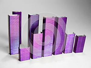 Abstract Purple Staples II