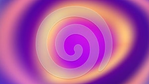 Abstract purple and violet background with yellow orange blurred rings