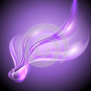 Abstract purple waving background