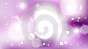 Abstract Purple and White Blurry Lights Background Vector Art