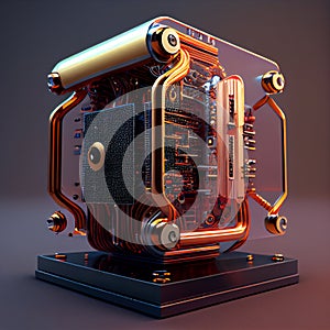 Abstract quantum computer core